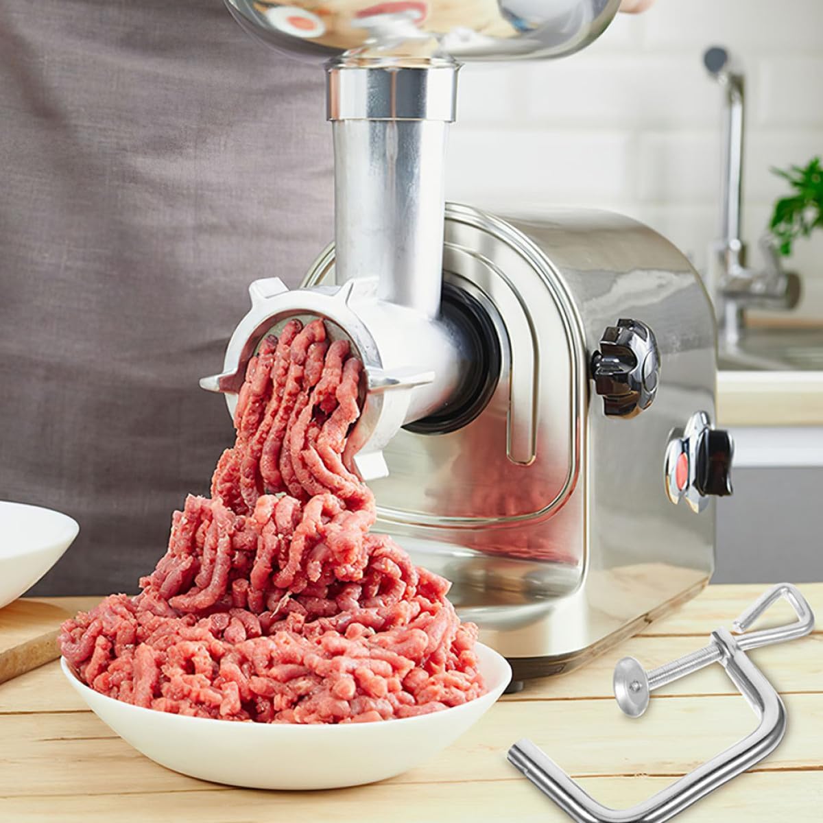 2pcs Pasta Maker Fixing Clips Replacement Clamp for Manual Noodle Machine Accessories and Easy to Install for Homemade Pasta Maintenance