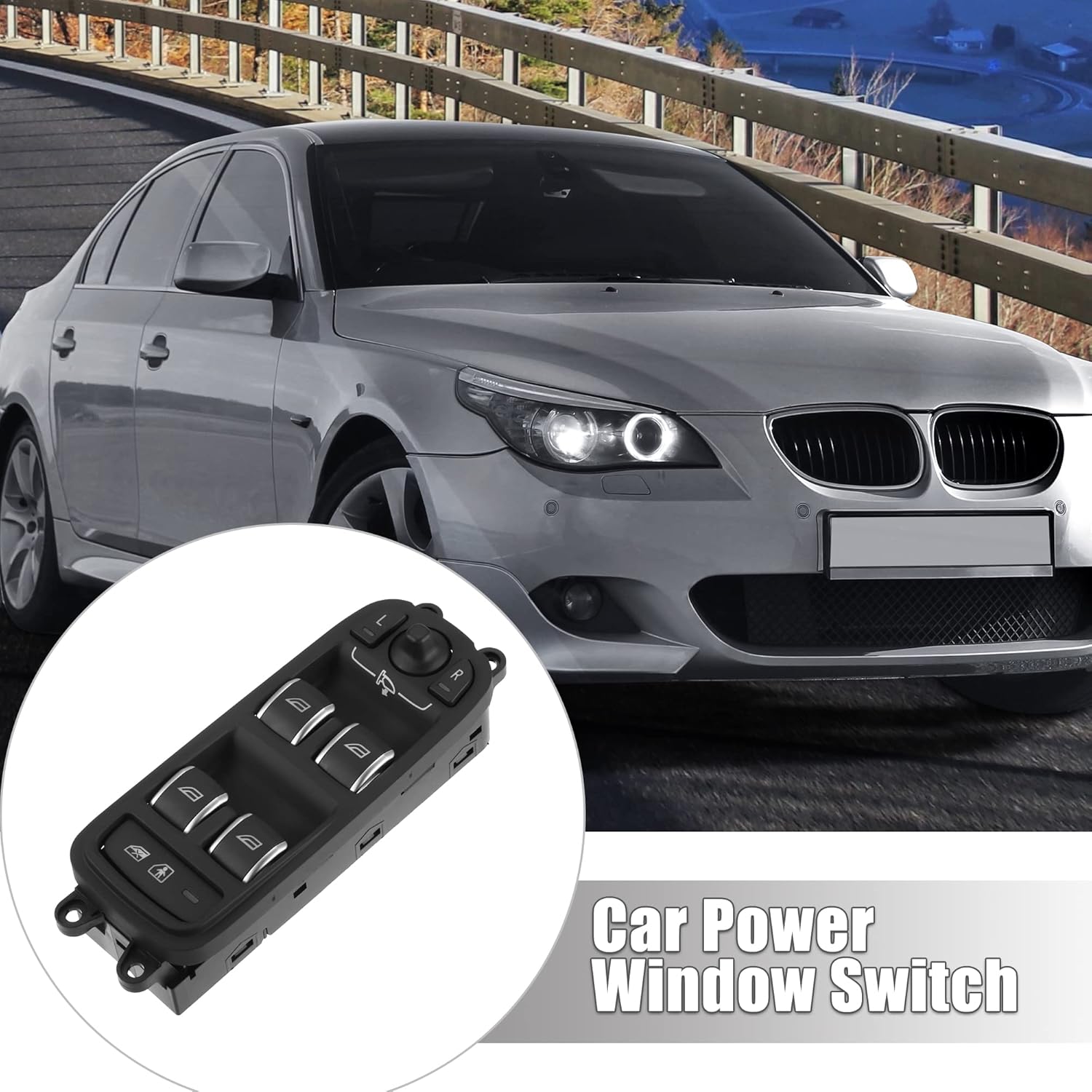 X AUTOHAUX 31415677 31365572 Car Master Power Window Switch Front Driver Side for Volvo S60 2011-2018 for Volvo XC60 2010-2017