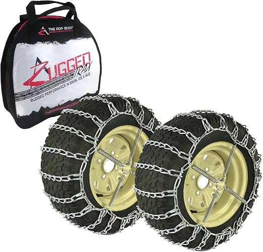 The ROP Shop 2 Link Tire Chain & Tensioner Pair for