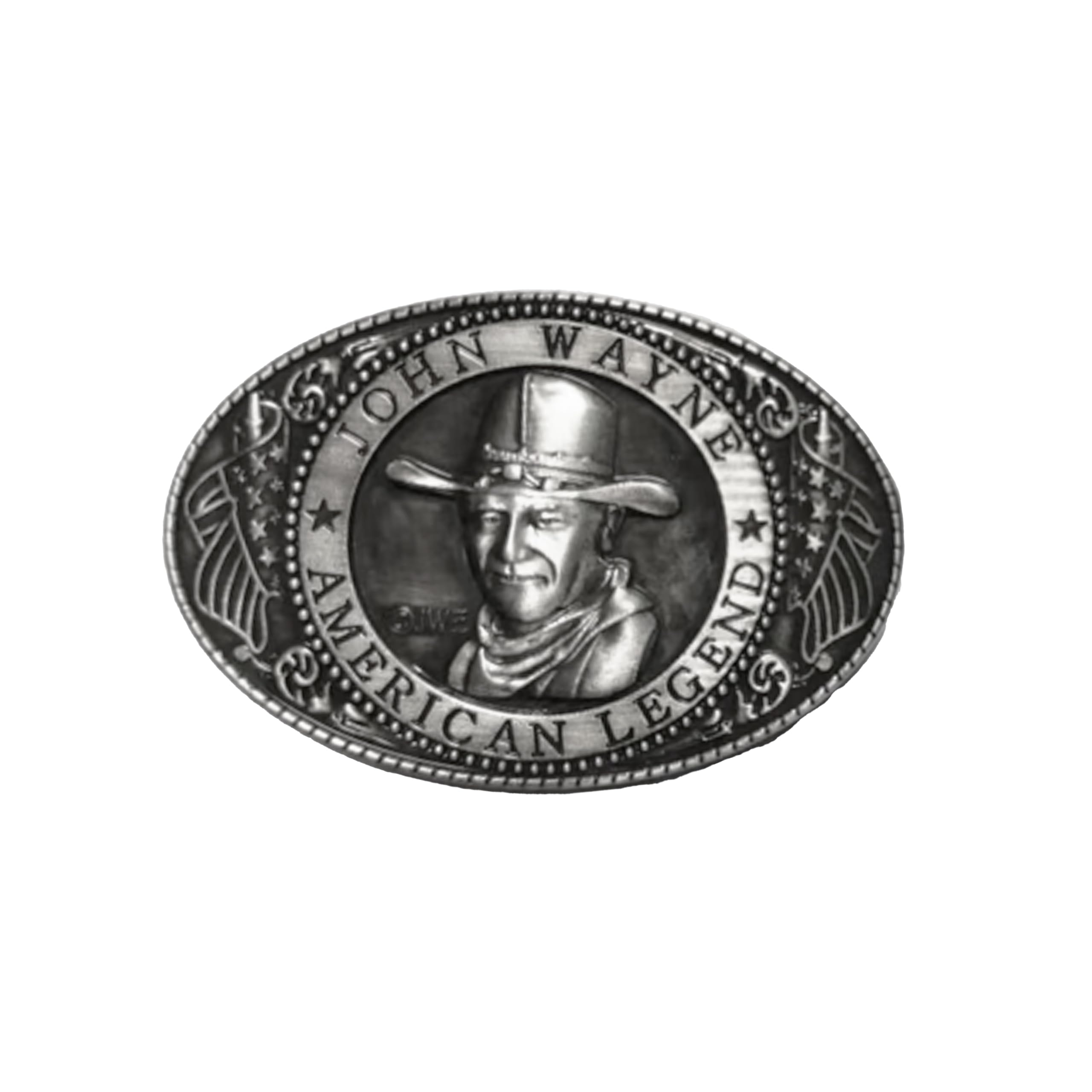 Mid-South Products John Wayne Pewter Belt Buckle Magnet