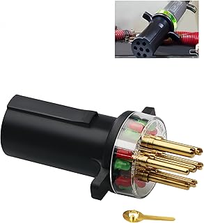 7865L 7-Way Trailer Plug Tester - Quickly Check Turn Signals, Brake & Hazard Lights