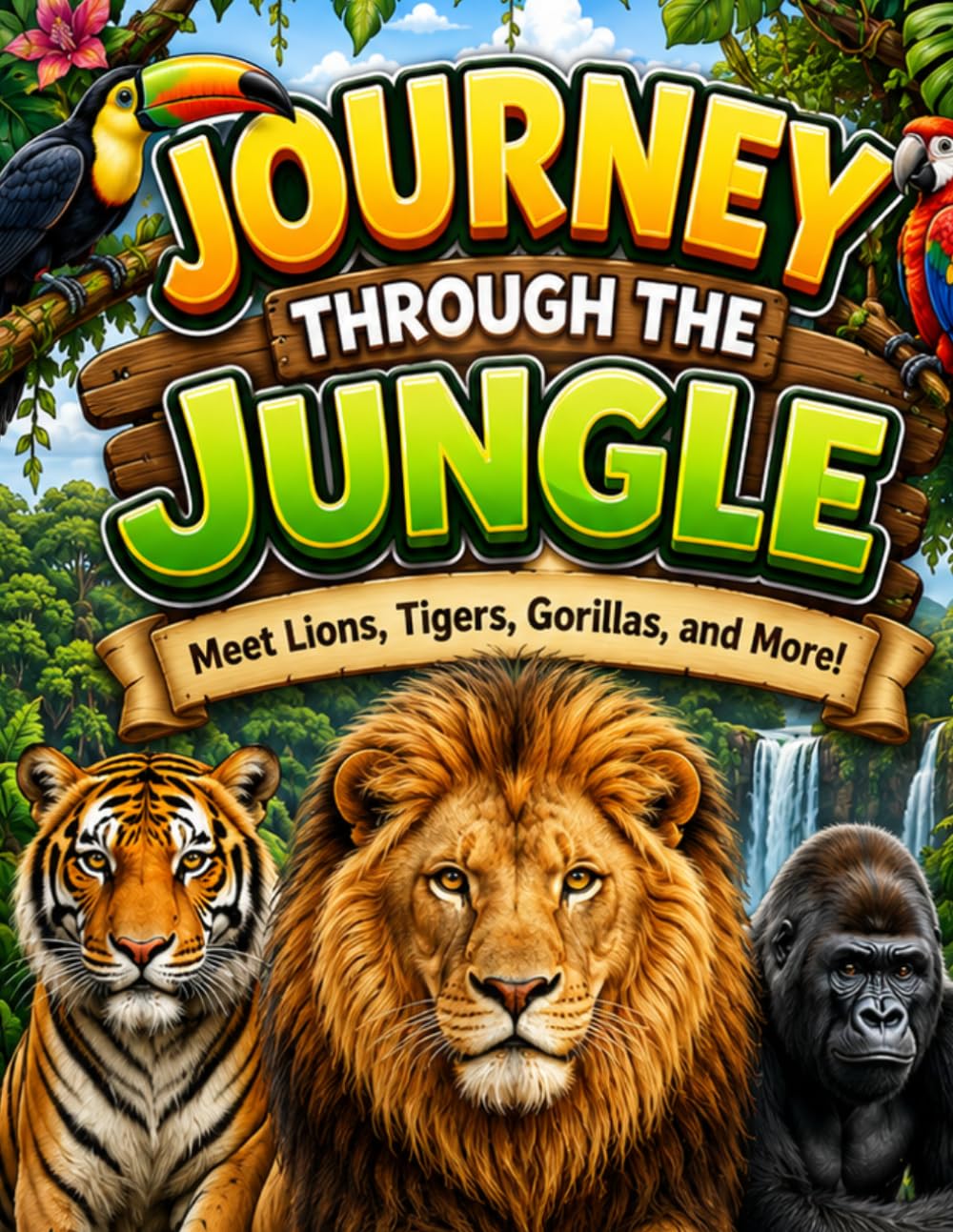 Journey Through the Jungle: Meet Lions, Tigers, Gorillas, and More!