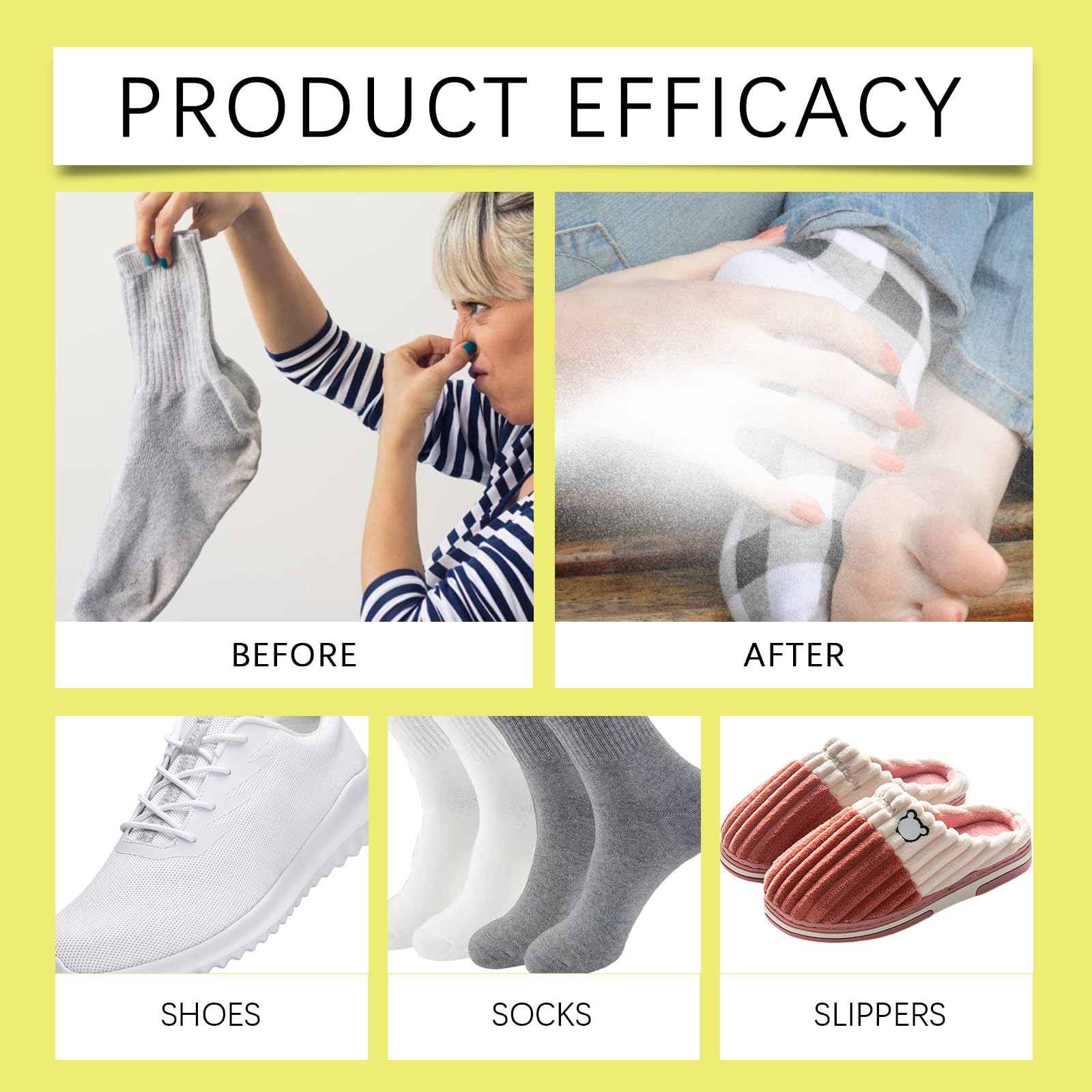 Spray desodorante para zapatos y eliminador de olores, spray para zapatos contra el olor, con fórmula vegetal, protección sostenible y eficaz contra el sudor