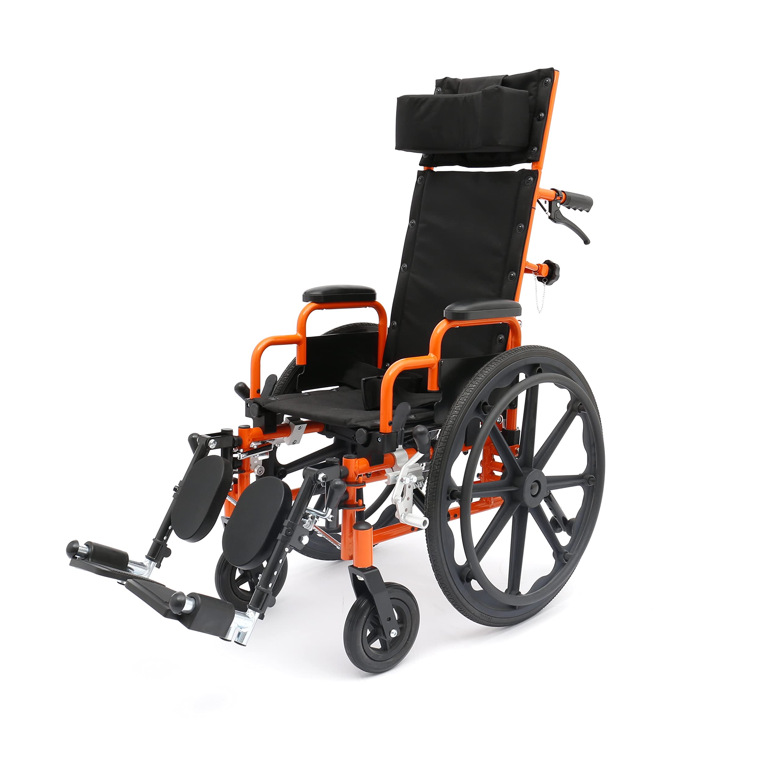 Circle Specialty Ziggo Pro 12" Reclining Manual Wheelchair for Kids, Young Adults. Foldable Design M
