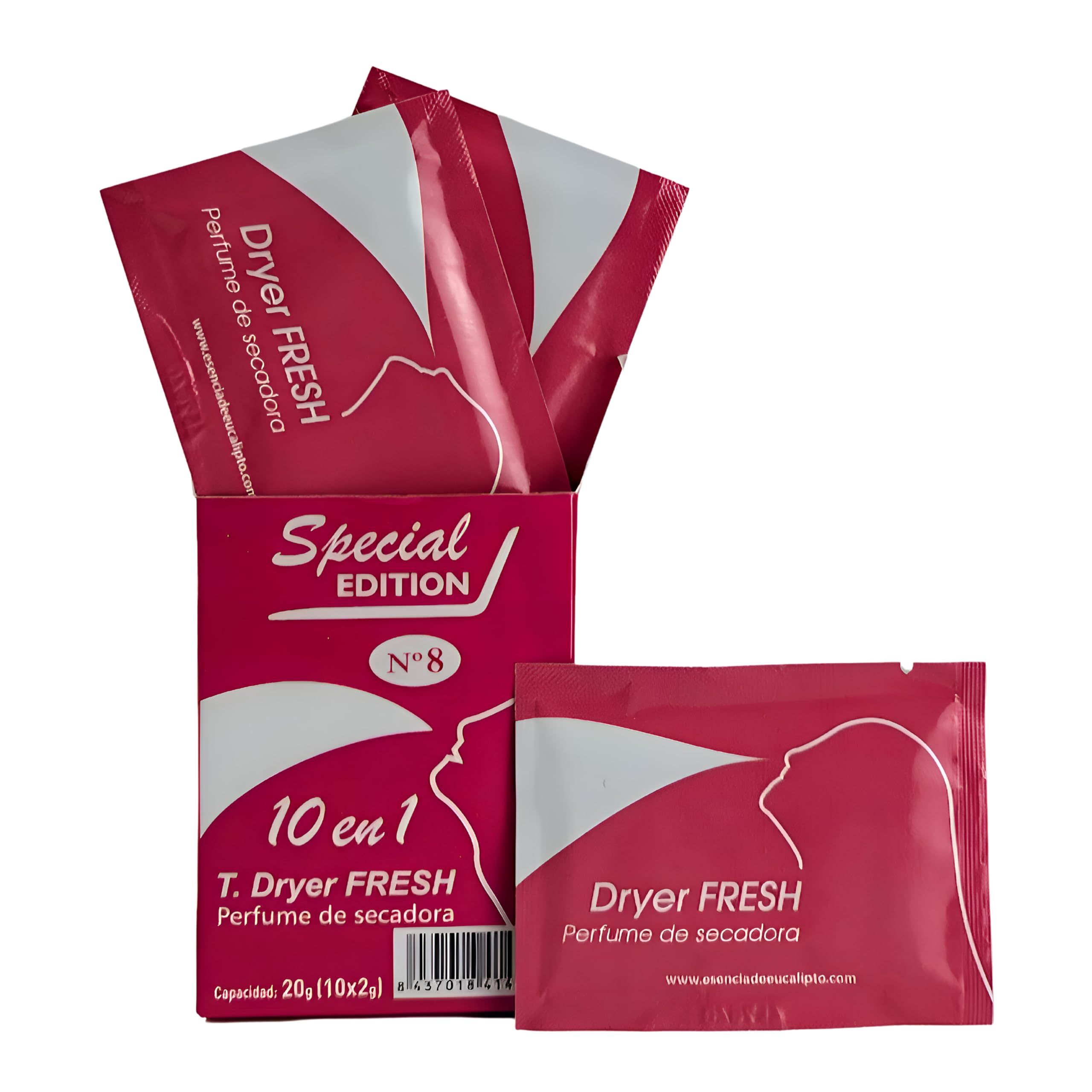 Dryer FRESH - Toallitas secadora perfumadas - Suavizante antitabaco perfumador de ropa duradero - Desodorizante profesional de ropa limpia - Perfume quita olores tejidos - Olor Floral (100 lavados)