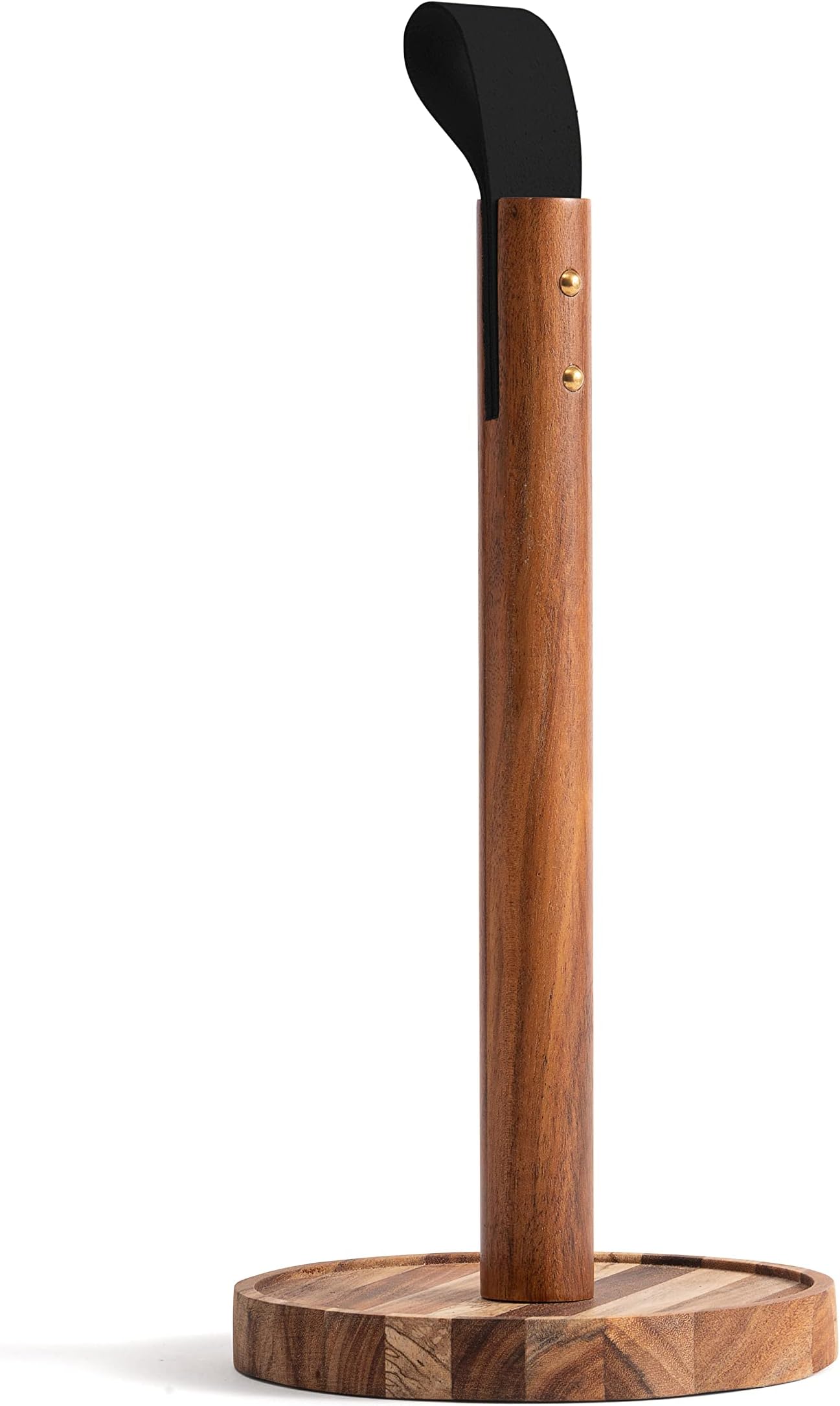 Ironwood GourmetFarmhouse Paper Towel Holder Stand, Acacia Wood, Brown Medium