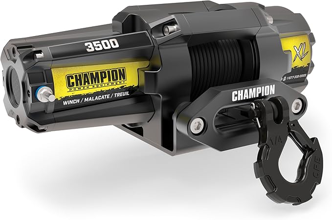 Champion Power Equipment Kit de Winche Sintético 3500 lb para ATV/UTV miniatura 2