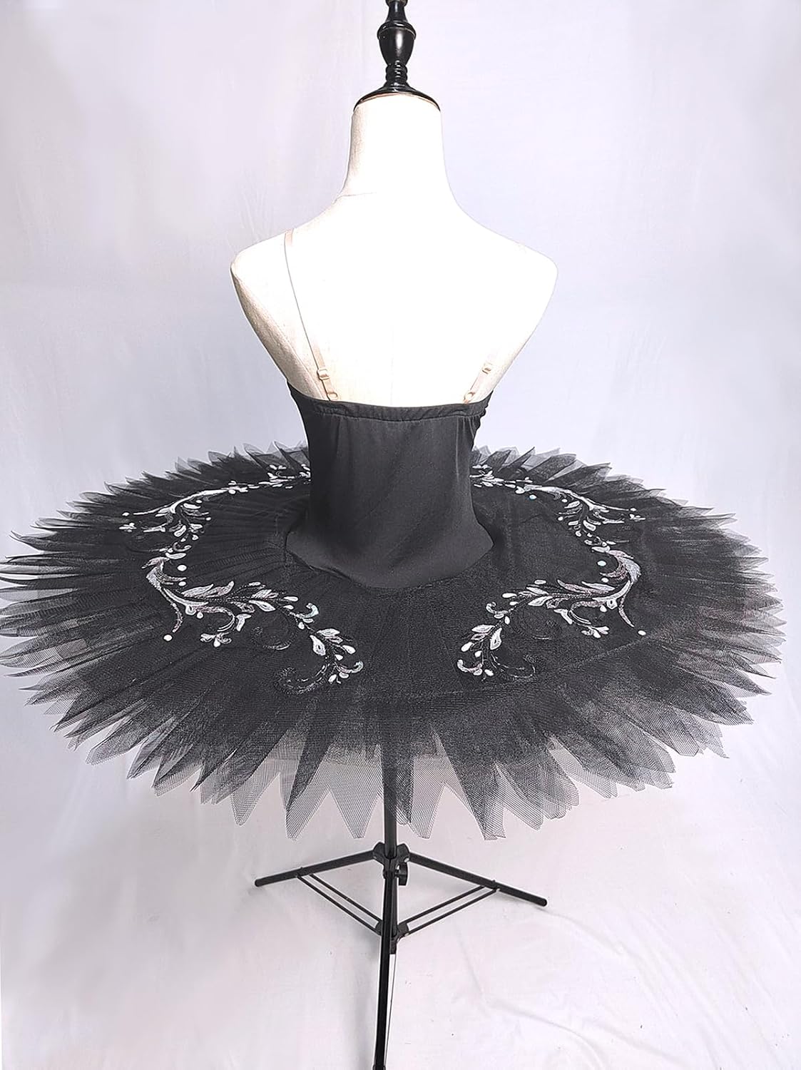 MTPLOP Ballet Tutu for Girls Swan Lake Performance Costume White Sarong Competition Ballet Puffy Skirt