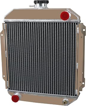 Aluminum Radiator for 1970-1976 Nissan Datsun 1200 B110 A12/A12T 3 Row Engine Cooler