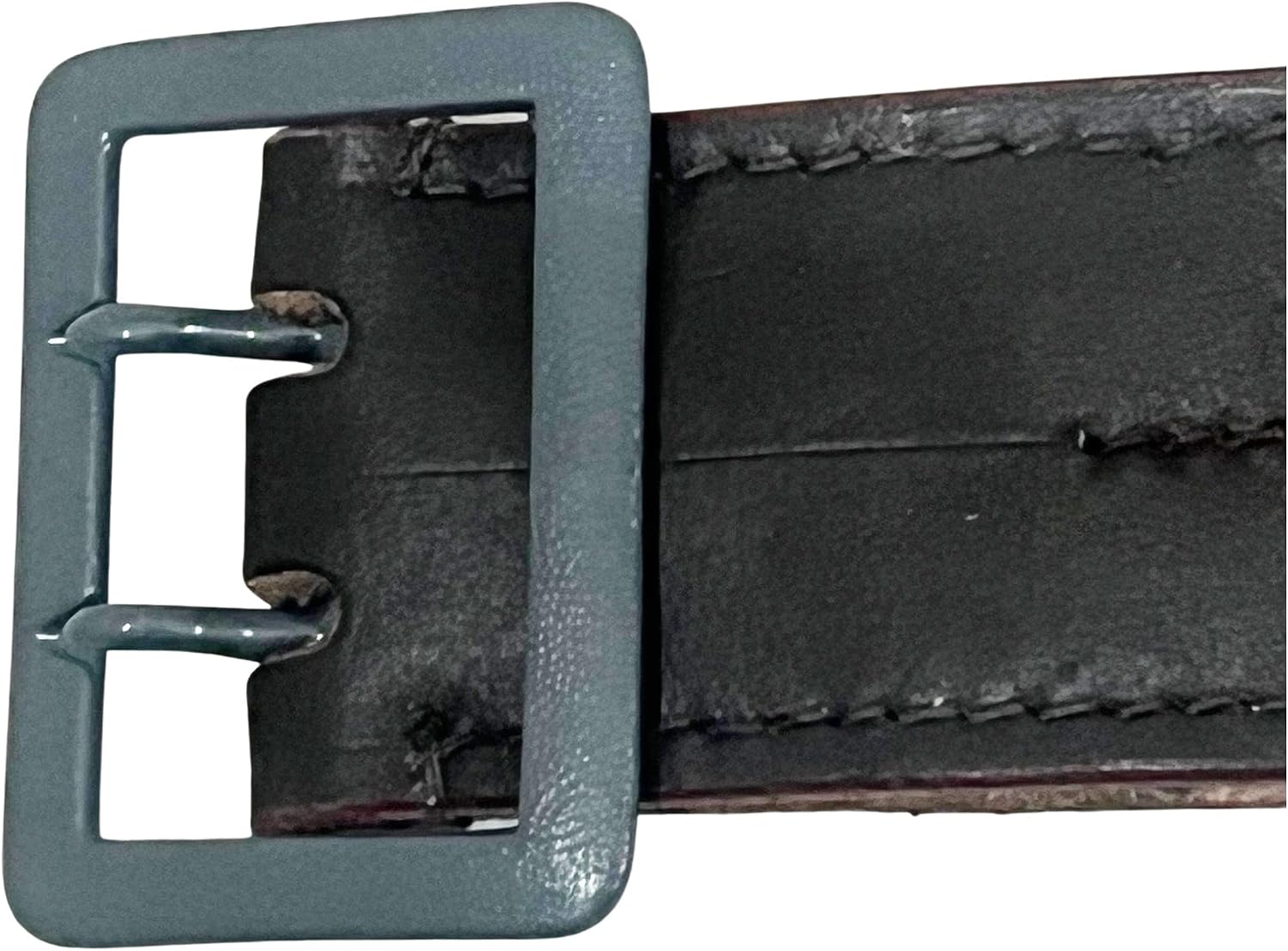 warreplica WW2 German Officer Belt with Double Claw Buckle - Premium Pebble Finish Military Uniform Reproduction