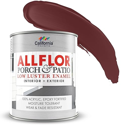 ALLFLOR Porch, Patio and Floor Enamel Paint, Tile Red, 1