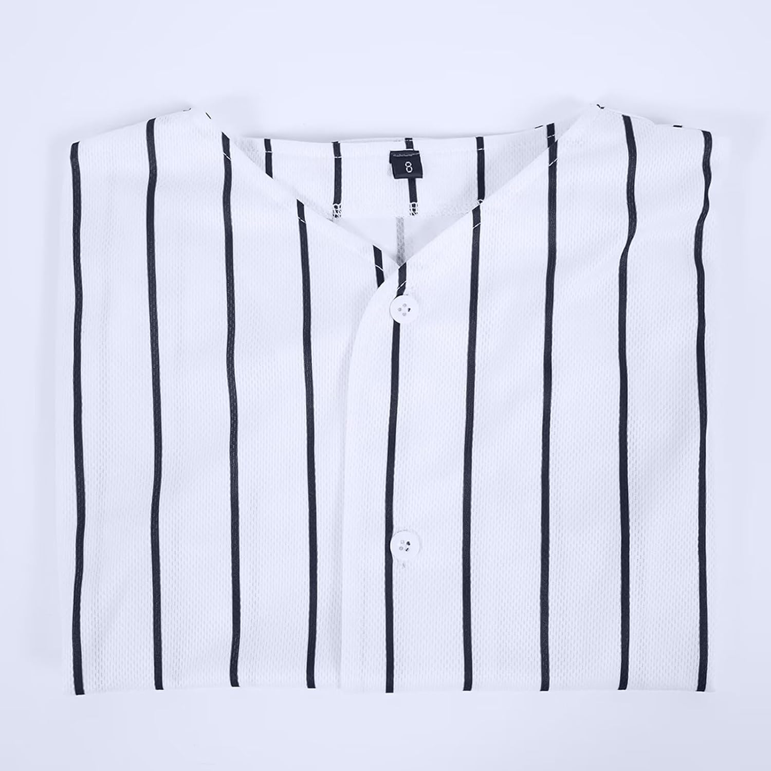 babyhealthy Kids Baseball Jersey Striped Button Down Shirt Hip Hop Hipster Personalized Sport T Shirts Tops for Boys - Image 4