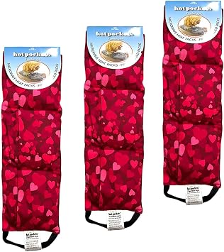 Hot Pockets 3Pockets Natural Microwavable Heating Pad Happy Hearts