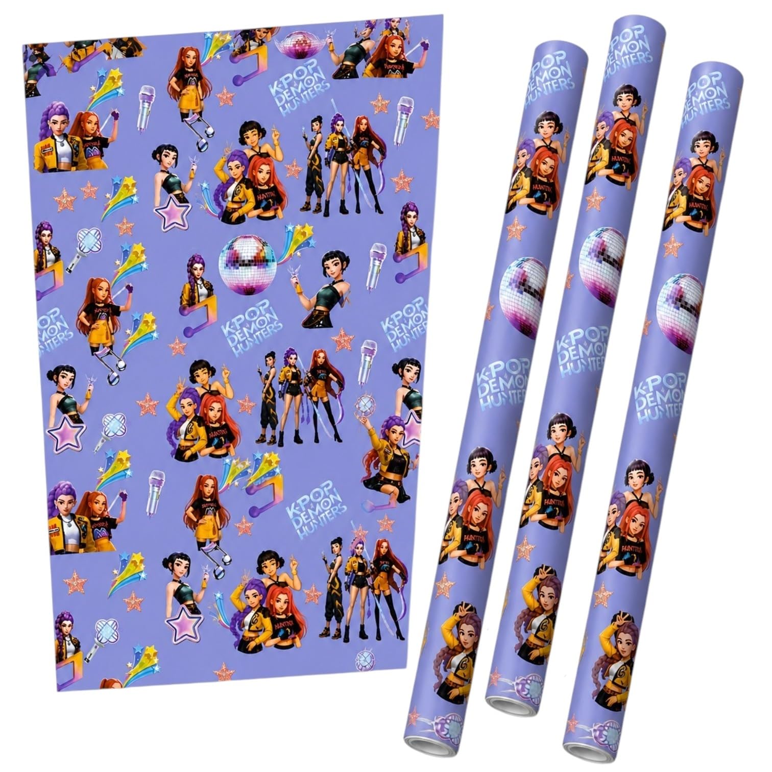 TERA13 Kpop Design Gift Wrapping Paper( Pack of 10 ) Large Size Decorative Printed Sheets for Gift Packing Birthday Surprise Return Gifts and Festival Use | Decorative Gift Wrap Roll ( Size 69 x 51 Cm ) Items of 1 |-picture-11