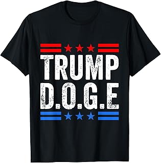 Trump DOGE 2024 政府効率省 D.O.G.E Tシャツ