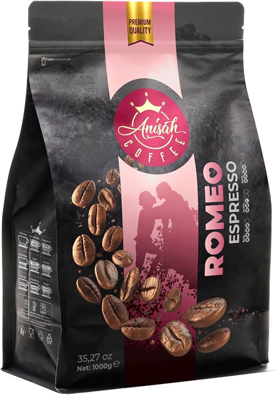 Anisah Coffee Romeo Espresso Çekirdek Kahve 1000gr