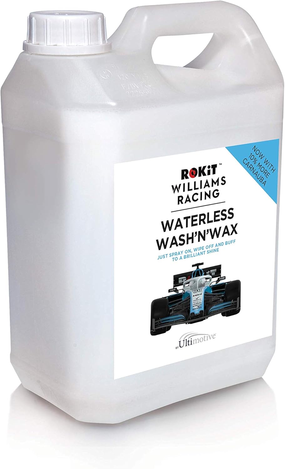 Williams Racing Waterless Wash and Wax Car Cleaning 2.5L ReFill Bottle