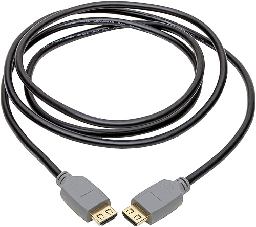 Miniatura 2 de Tripp Lite Cable HDMI 2.0a de alta velocidad 4K con conectores de agarre (M/M), negro, 6.6 ft (P568-02M-2A)