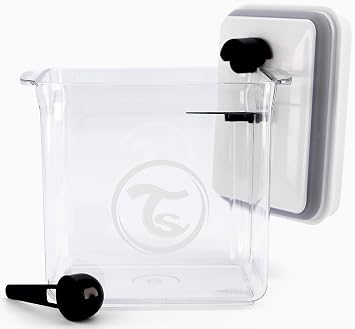 TWISTSHAKE Milk Powder Storage Container with Spoon 1700 ml, Sealed Milk Powder Dispenser with Airtight Lid, One-Handed Operation, BPA-Free, Transparent (Pack of 2)