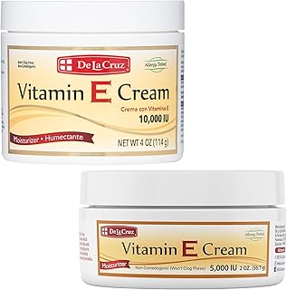 De La Cruz Paquete de crema hidratante de vit...