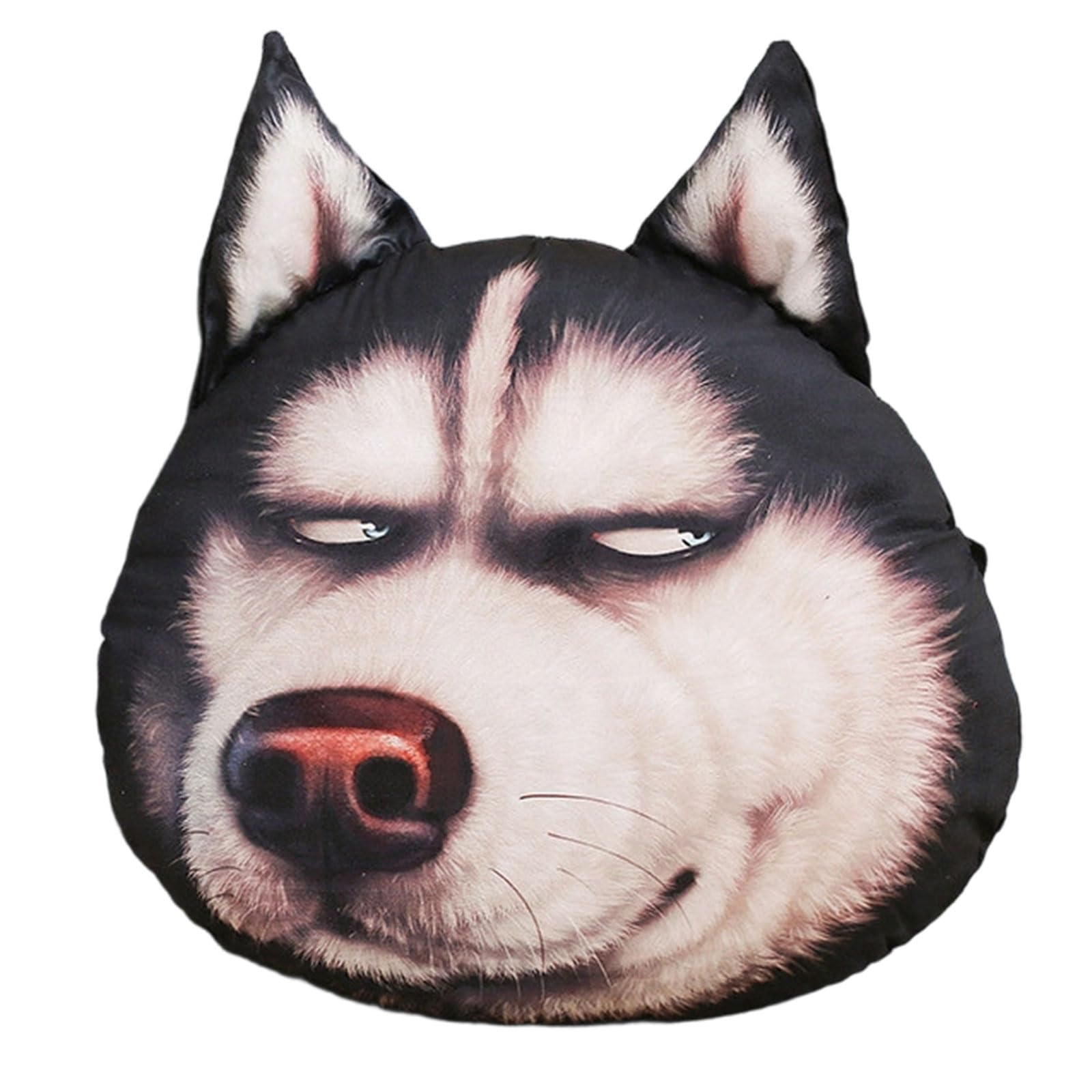 Elnwnnkc Adorable Pet Plushie Cushion with Removable Cover for Bed Chair Rest Lovely Dog Shape Plushie Throw Pillow with Removable Cover