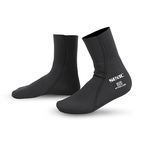 SEAC Prime, Chaussons de plongée en néoprène de 2 mm,