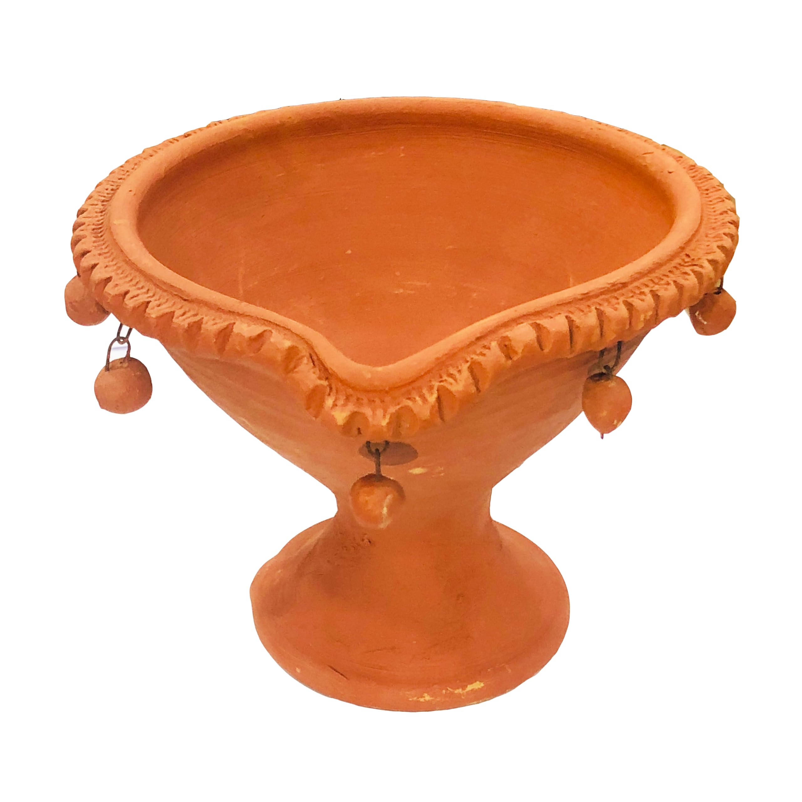 Terracotta Diwali Diya - 1 Liter Akhand Deepak Big Size, Traditional Earthen Clay Oil Lamp for Pooja, Festive Decor, Home, Auspicious Events-image-33