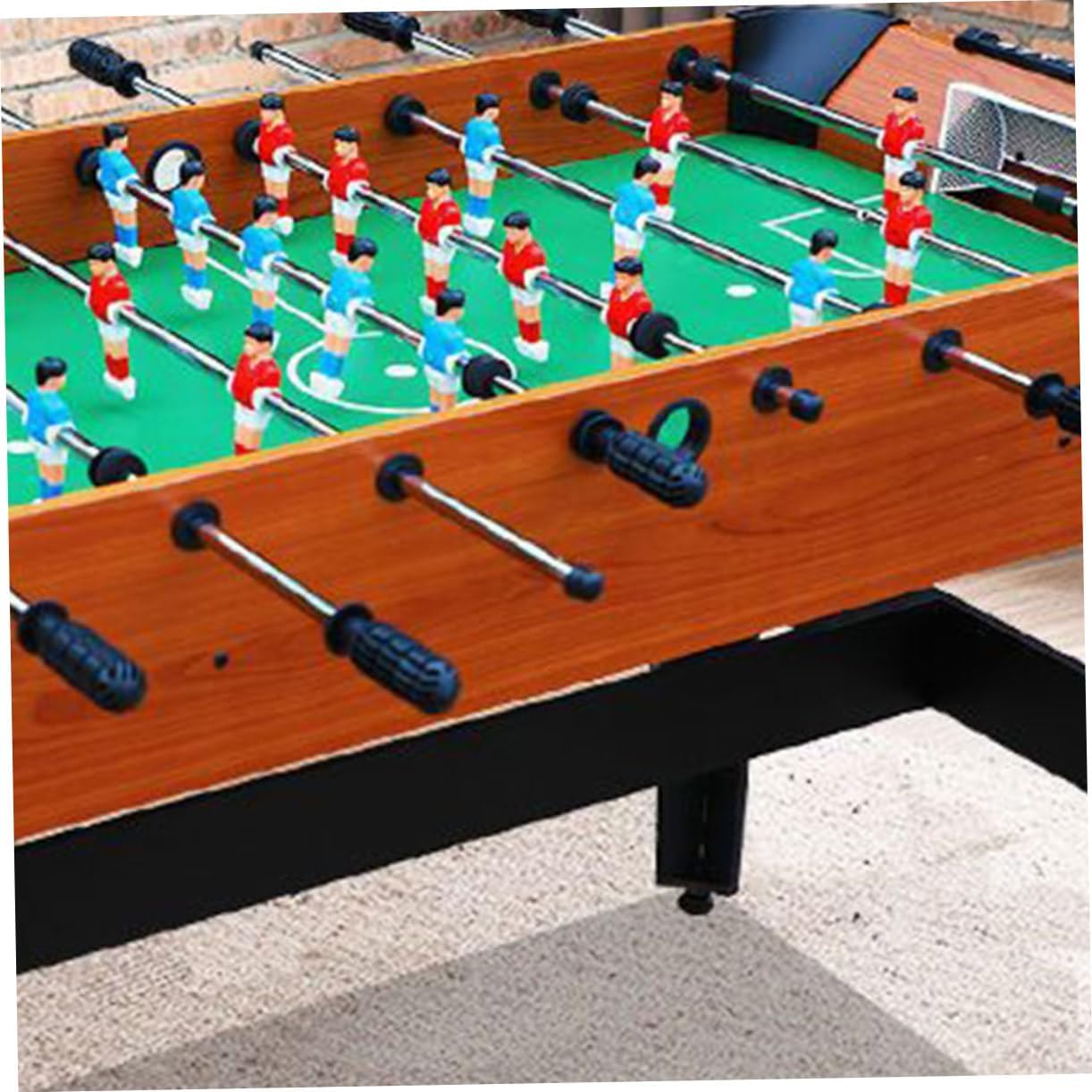 VICASKY 16pcs Football Table Tube Cover Foosball Rod Cover Foosball Tip Protectors Foosball End Caps Replacement Foosball Accessories Foosball Rod Caps Football Machine Parts Black Rubber
