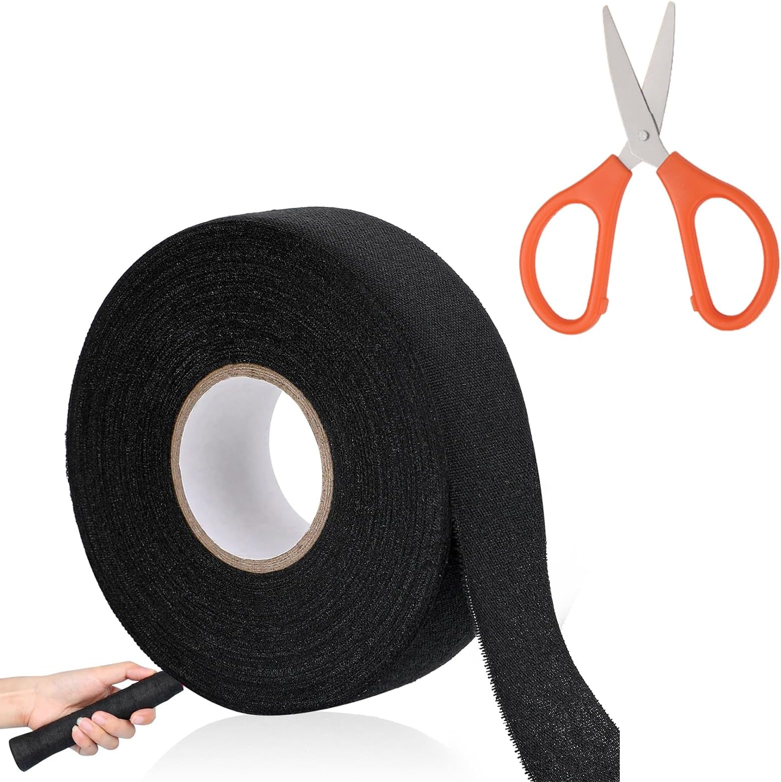 Hockey Tape, Adhesive Hockey Stick Tape, Self-Adehesive Grip Tape, Anti Slip Hockey Stick Tape, Sweat Absorbent Grip Cloth Tape, for Hockey, Squash Racket, Badminton Grip,Skipping Rope,Fishing Rod
