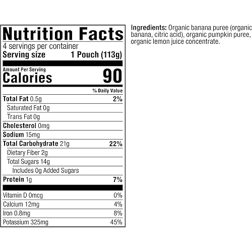 Miniatura 8 de Plum Organics. Segundas combinaciones para bebé. Bolsas de 4 oz (Paquete de 12)