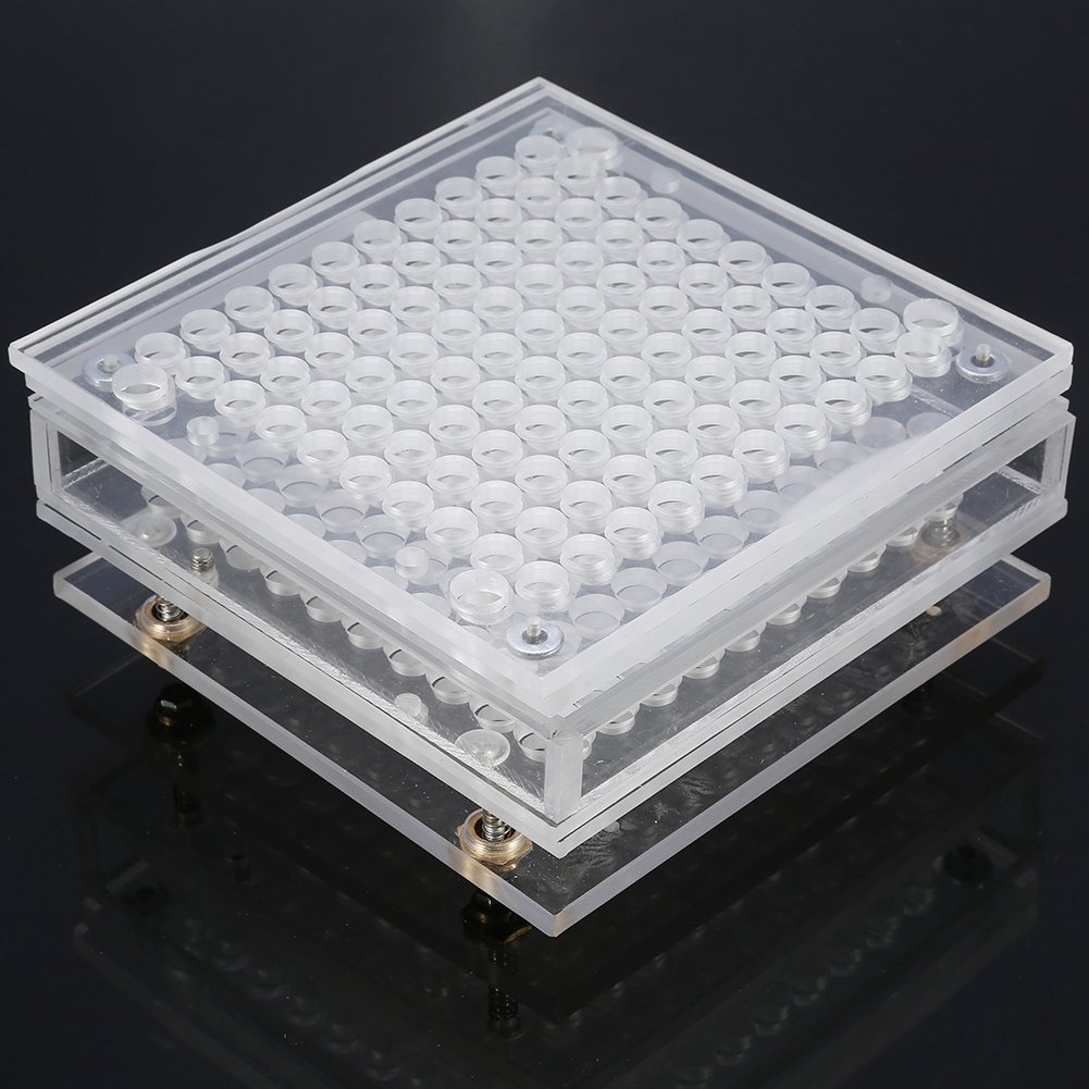 Capsule filler manual 100 capsule strumento di riempimento semiautomatico con blocco polvere adatto per istituti di ricerca, laboratori, aziende farmaceutiche(5#)