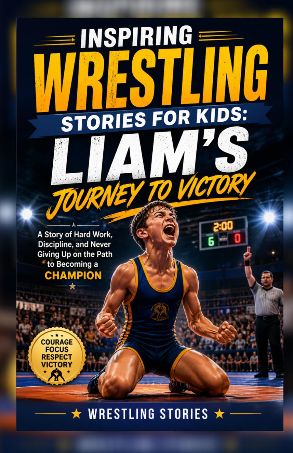 Inspiring Wrestling Stories For Kids: Liam’s Journey to Victory: A Story of Hard Work, Discipline, and Never Giving Up on the Path to Becoming a Champion