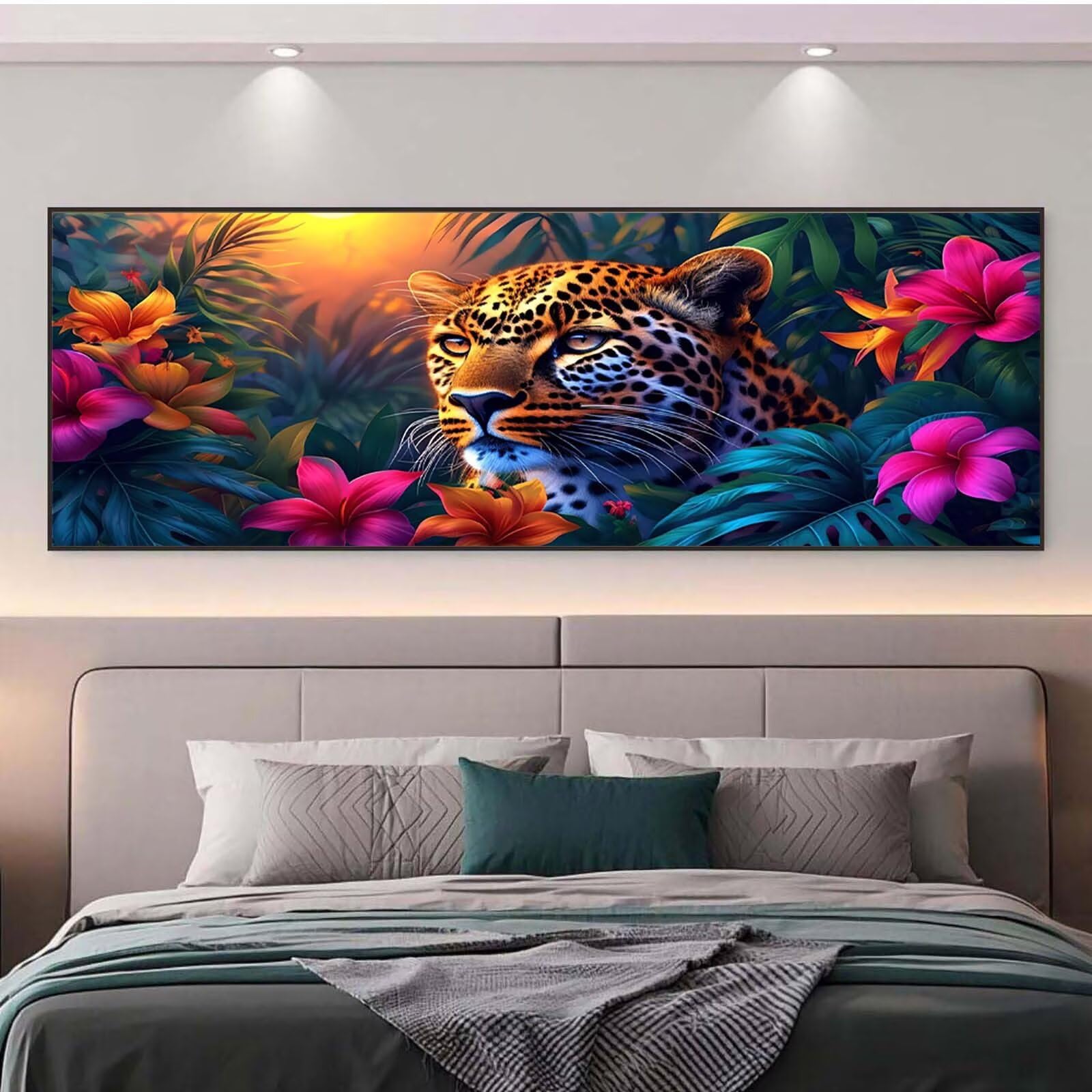 Diamond Painting Blume, XXL Diamond Painting Erwachsene 60x150cm s0h-41