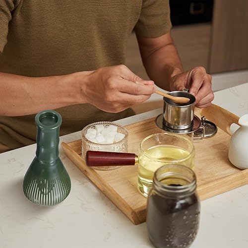 Miniatura 5 de Batidor tradicional de matcha reutilizable, batidor de matcha Chasen, apto para lavavajillas, agitador, cepillo mezclador, auténtico japonés para