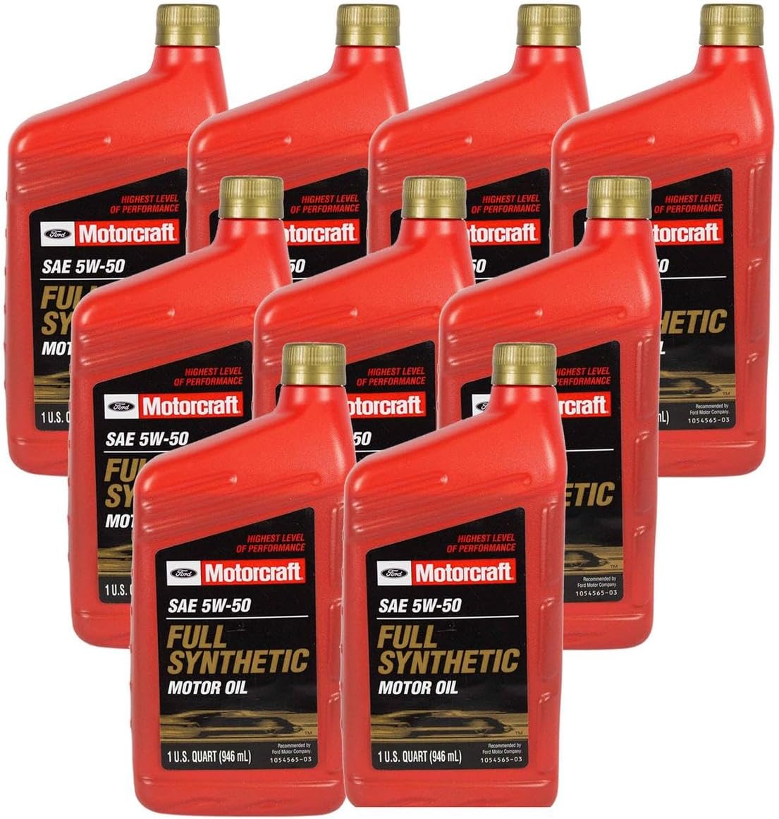 Genuine OEM Full Synthetic Motor Oil SAE 5W-50 9 Quart