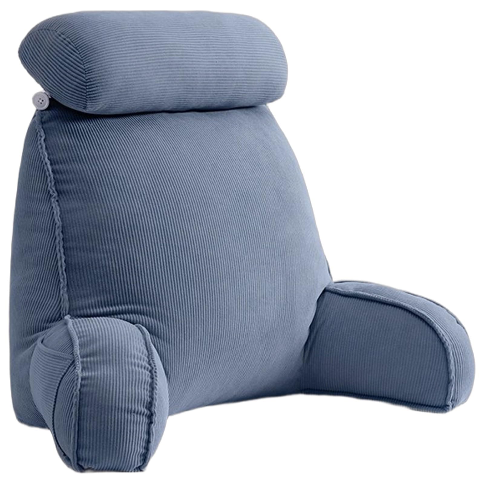 Oreiller de lecture ergonomique ZTGL avec accoudoirs pour canapé | 70x30x55cm C