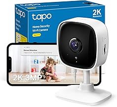 C110 2K 3MP Indoor Camera House Security, WiFi, No Monthly Fee, AI Detection, Dog Puppy, Baby Monitor, 2-way Talk, Advanced Night Vision, Works with Alexa & Google