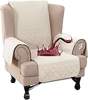 Vista 55 de Turquoize Funda de sofá 100% impermeable, fundas de sofá lavables, fundas de sofá para sofá de 3 cojines, funda de sofá triple antideslizante