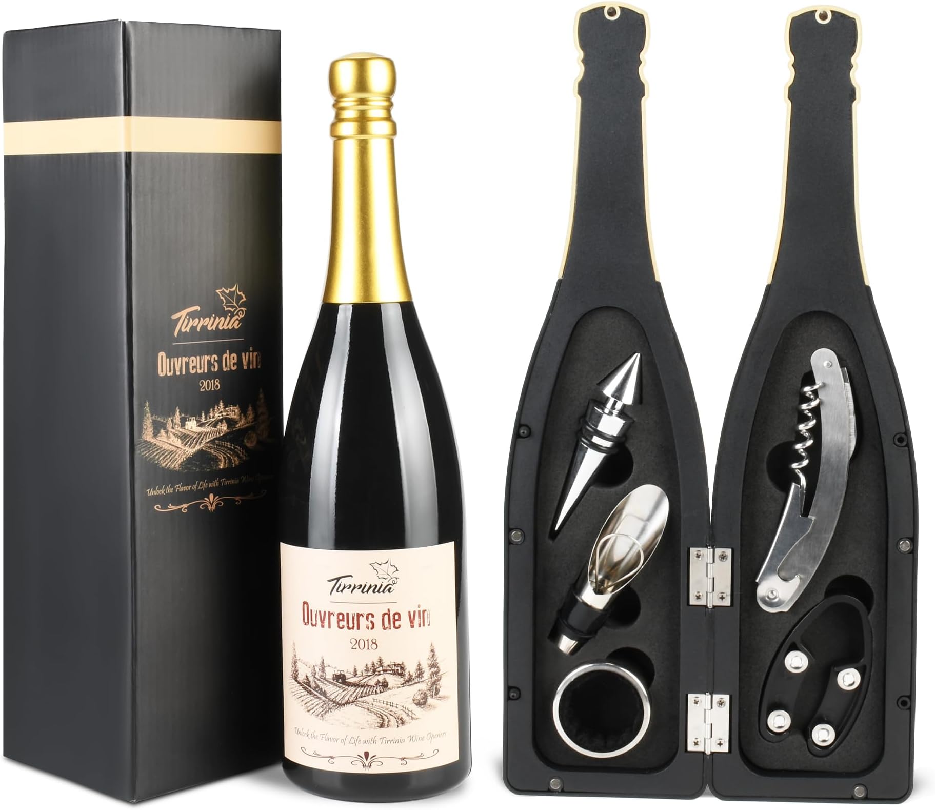 Wine Accessory Amazon.com | Kato Wine Accessories Gift Set - Bottle Corkscrew Opener ...