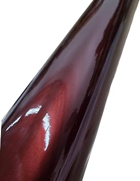 Gloss Burgundy Dark Red Vinyl Car Wrap Air Release Adhesive Roll 2FT x 5FT