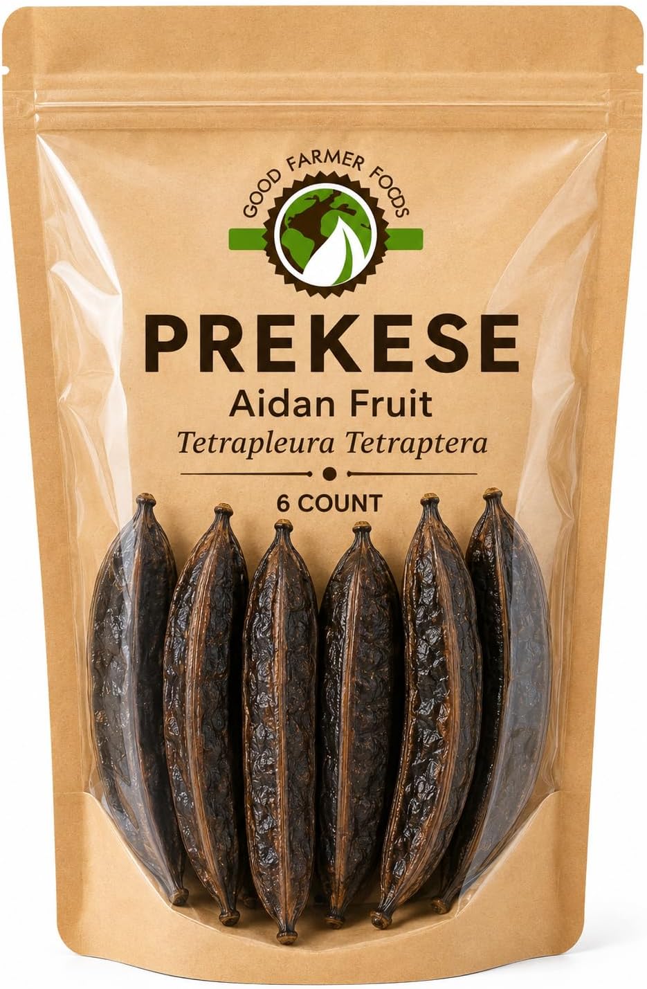 Good Farmer Foods Prekese/Uhio/Tetrapleura Tetraptera/Aidan Fruit (6 pieces)