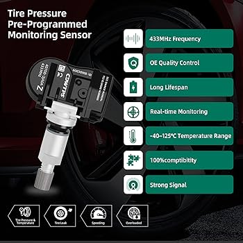 Amazon.com: CDWTPS TPMS Sensor,433MHZ Tire Pressure Monitor