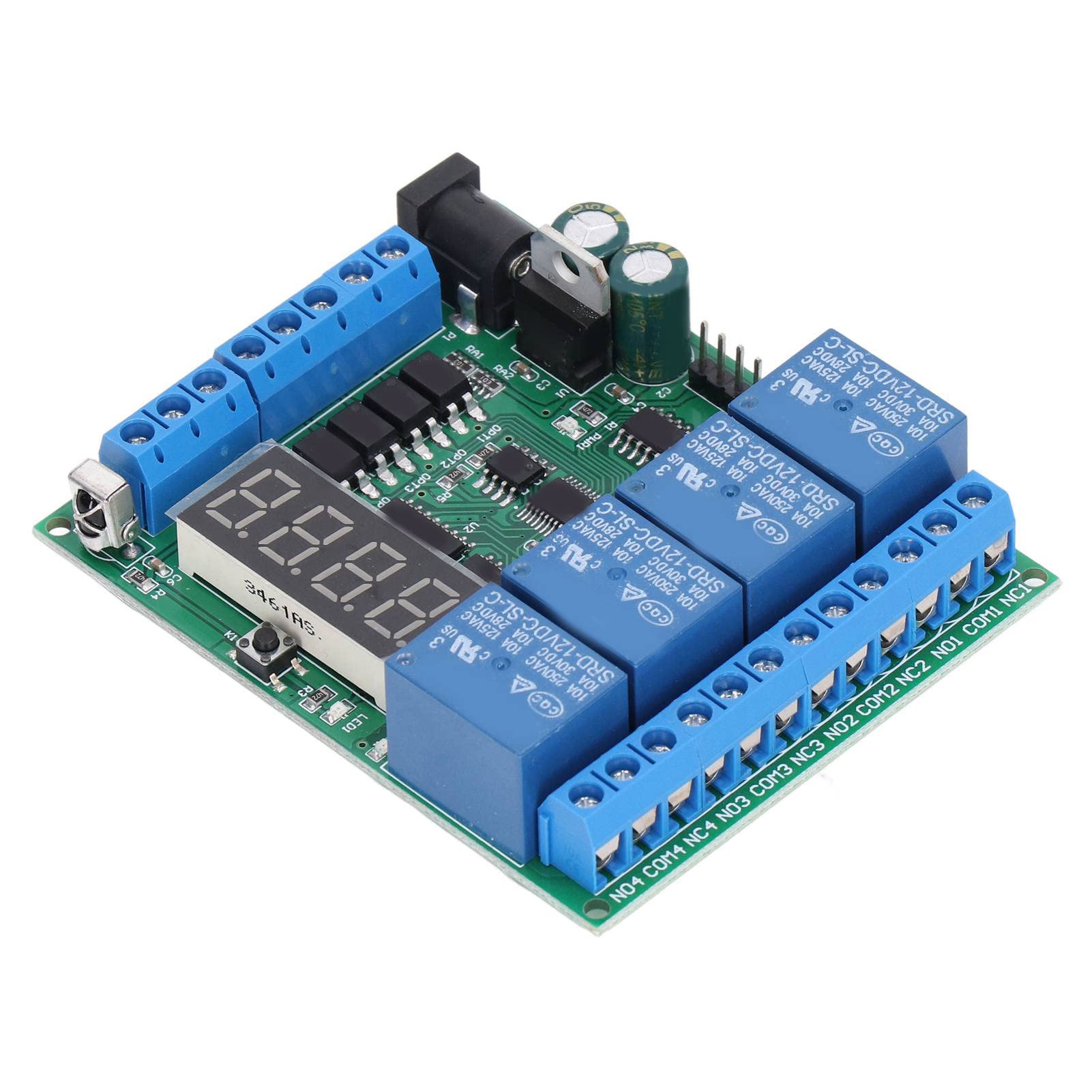 Relay Control Module, 7 Commands Development Board MS51FB9AE Main Controls 4 Channel Sensitive for Working-image-28
