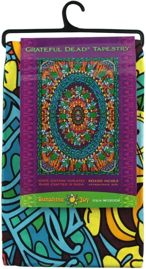Sunshine Joy Grateful Dead Terrapin Dance Tapestry Tablecloth Wall Art Beach Sheet Huge 60x90 Inches