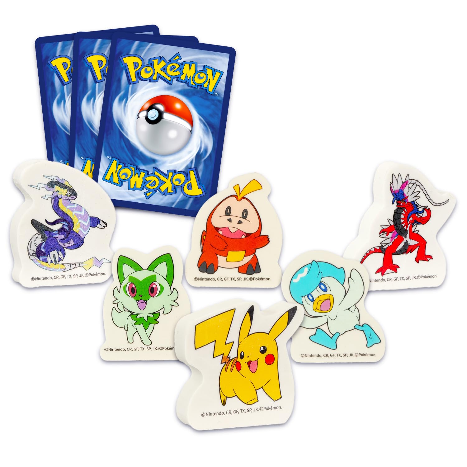 Amazon.co.jp: ポケモン消しゴム男の子セット - ピカチュウ、Quaxly