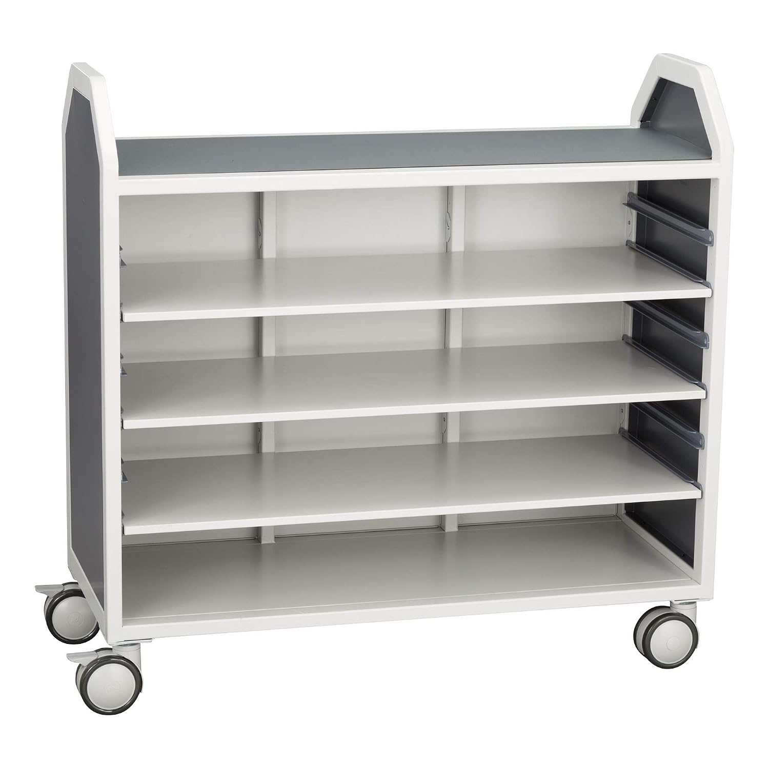 Learniture Profile Series Mobile Storage Cart with Adjustable Shelves, LNT-GNO3045-SO
