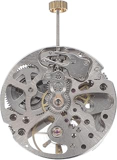 Replacement Parts Automatic Watch Movement Silver Skeleton for Repair