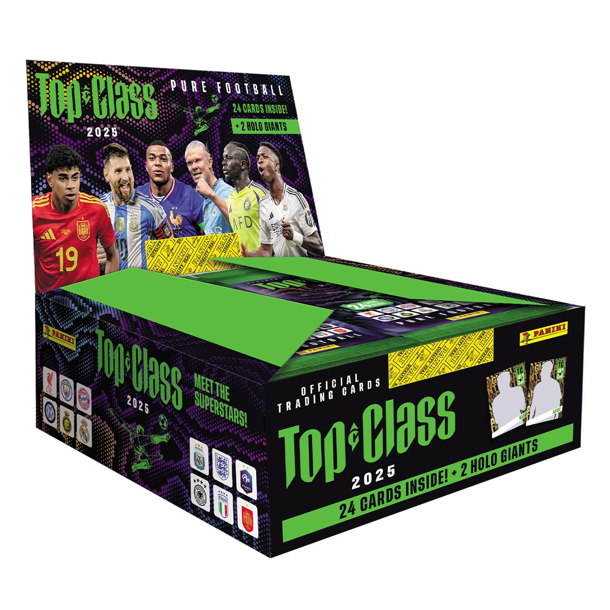 Panini FIFA Top Class 2025 Trading Cards (Fatpack Box with 10 Fat Packs)