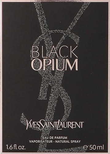 Yves Saint Laurent Eau De Parfum Spray para mujeres, Black Opium, 1.6 onzas