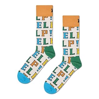 Happy Socks THE BEATLES Help ! Chaussettes - Les Beatles, Paul McCartney, John Lennon, RIngo Starr, George Harrison